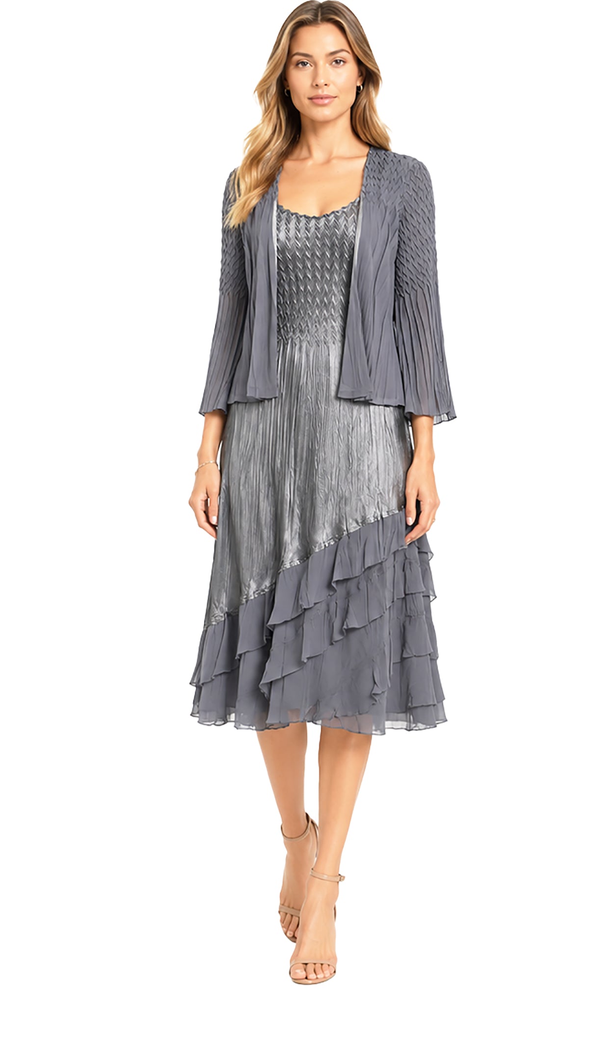 2PC Dress/Jacket Set