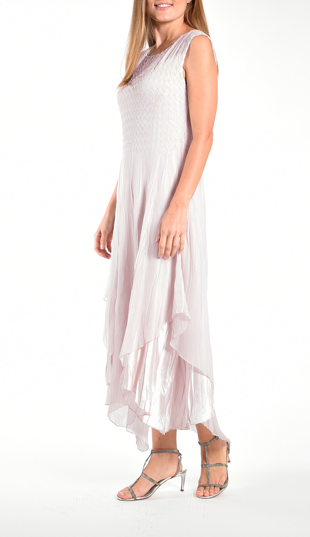 Asymmetric Layered Hem Dress