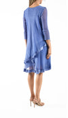 3/4 Sleeve Layered Dress