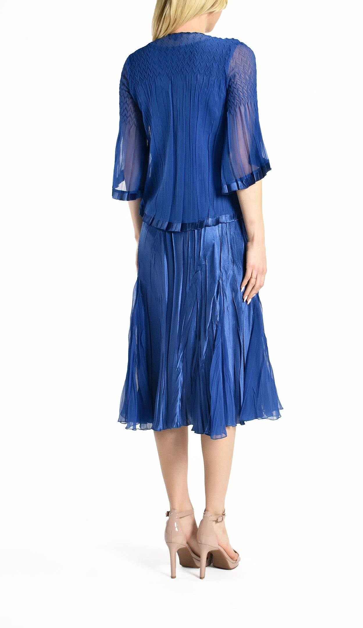 Tulip Sleeve Jacket Dress Set