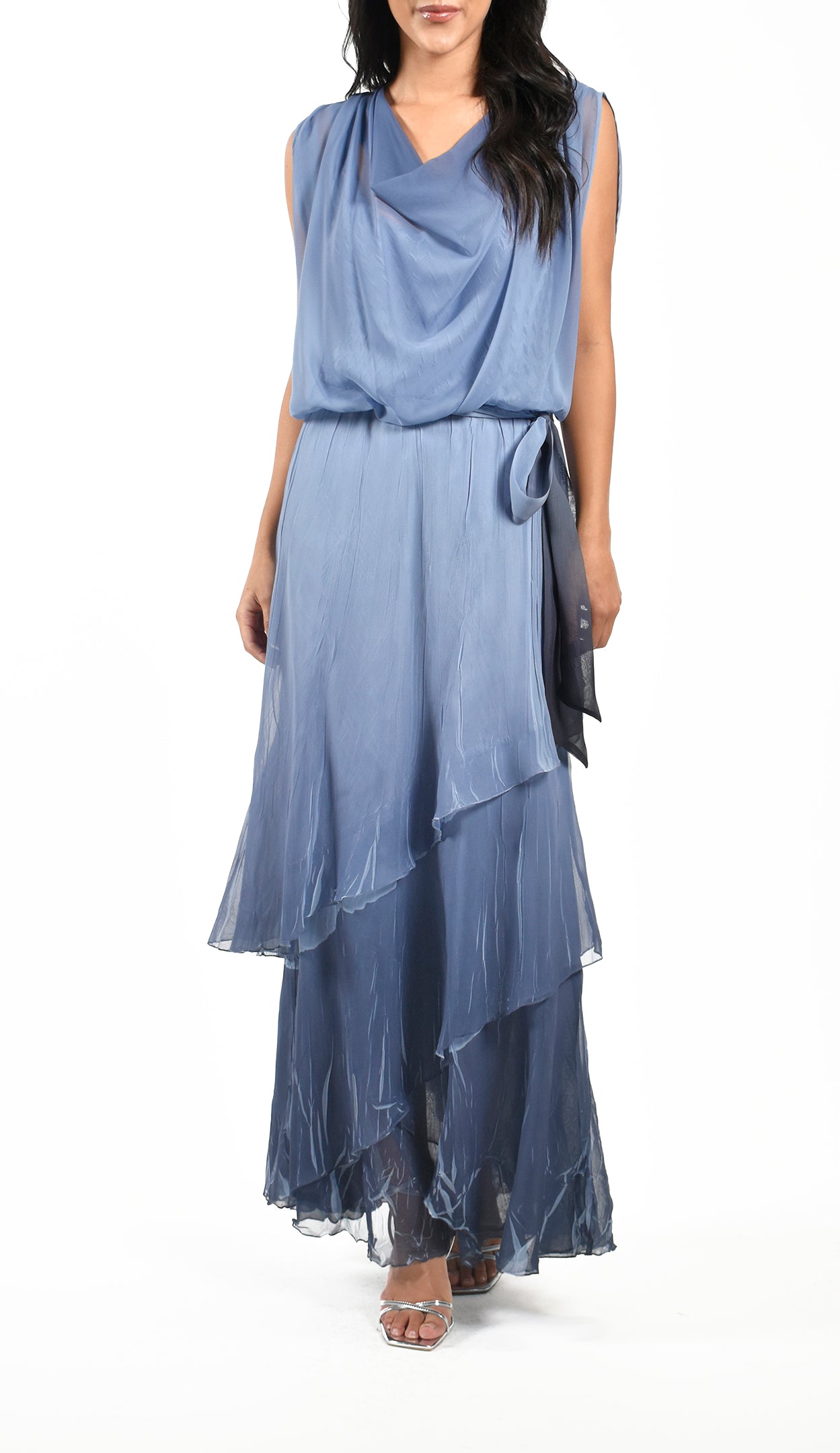 Long Blouson Gown