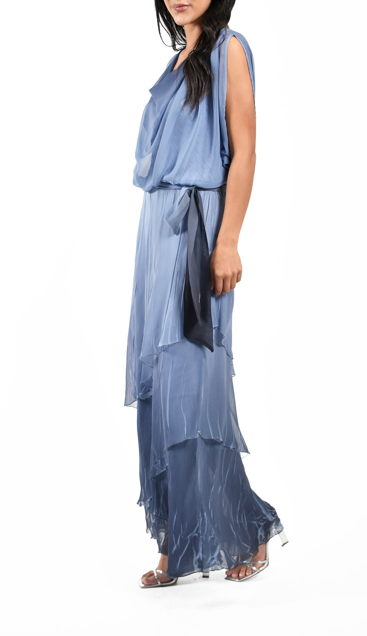 Long Blouson Gown