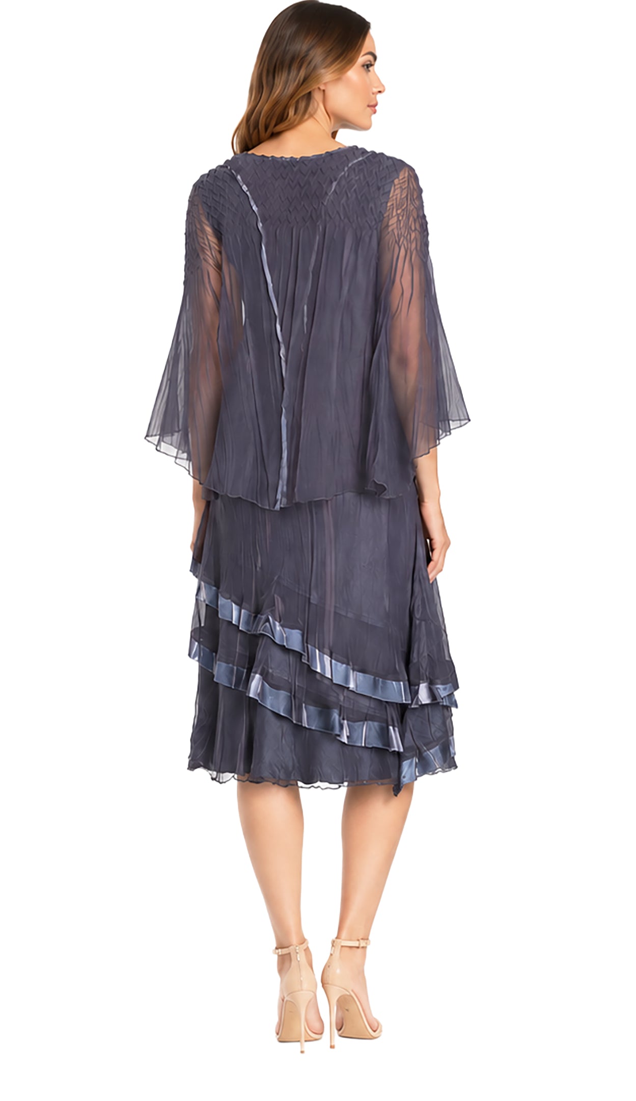Tiered Caplette Dress