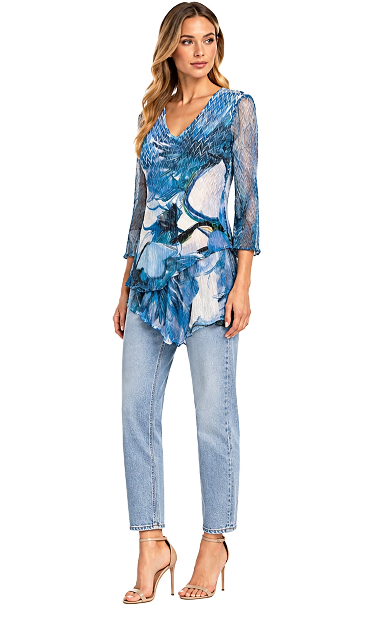 V-Neck Layered Top
