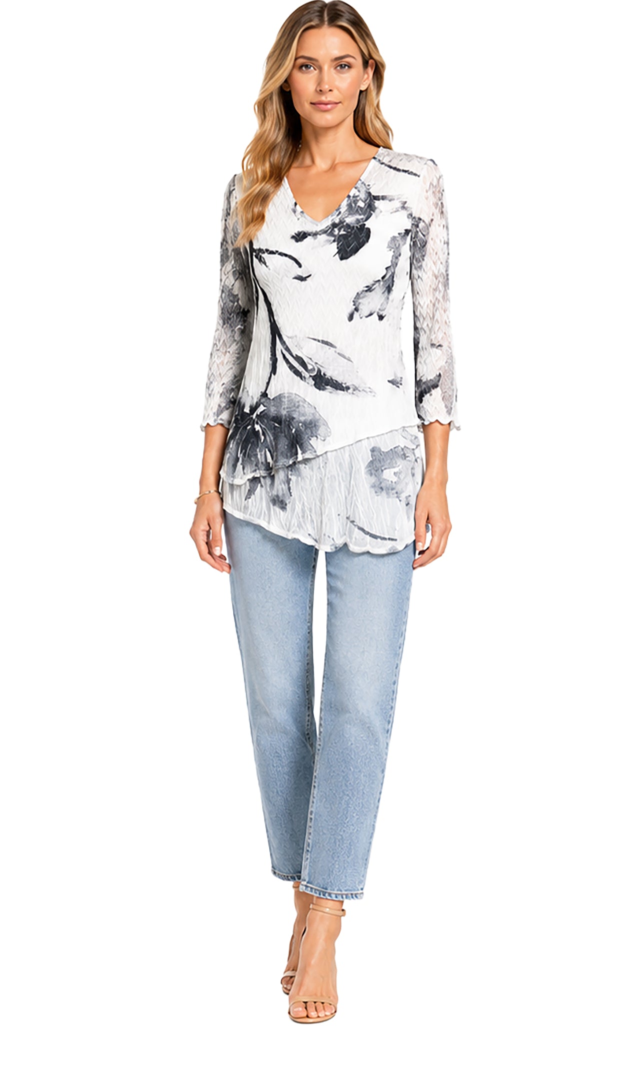V-Neck Layered Top