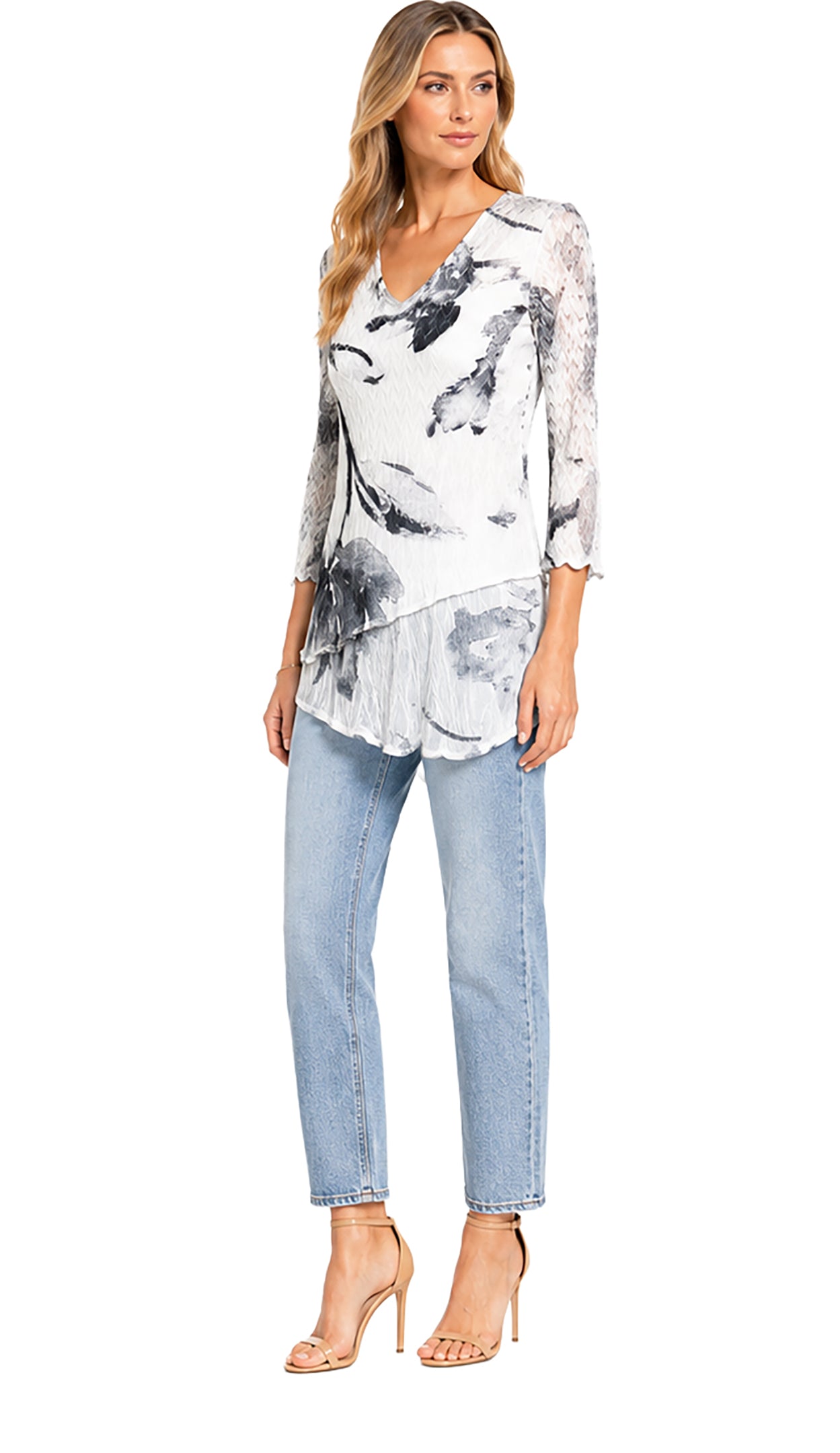 V-Neck Layered Top