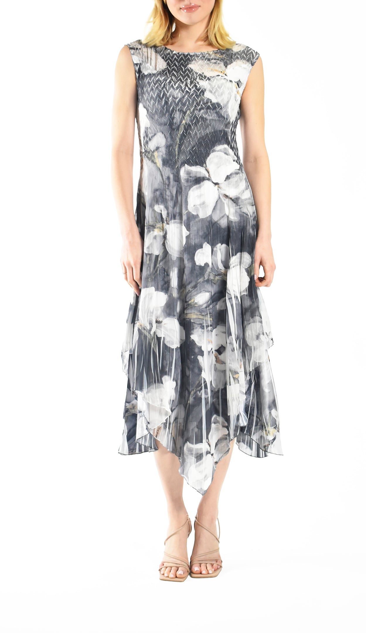 camila broderie asymmetric hem dress New ALLSAINTS Gunmetal Grey Lace Camila Broderie Asymmetric Hem Midi Dress,UK 14