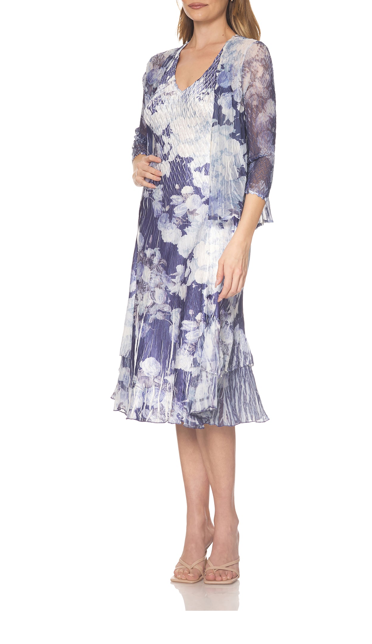 2PC Dress and Jacket Set