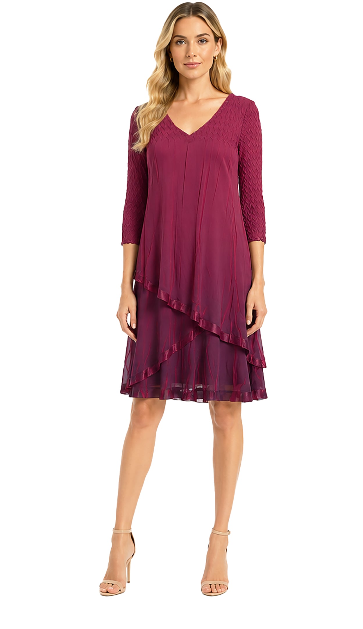 A-Line Tiered Swing Dress