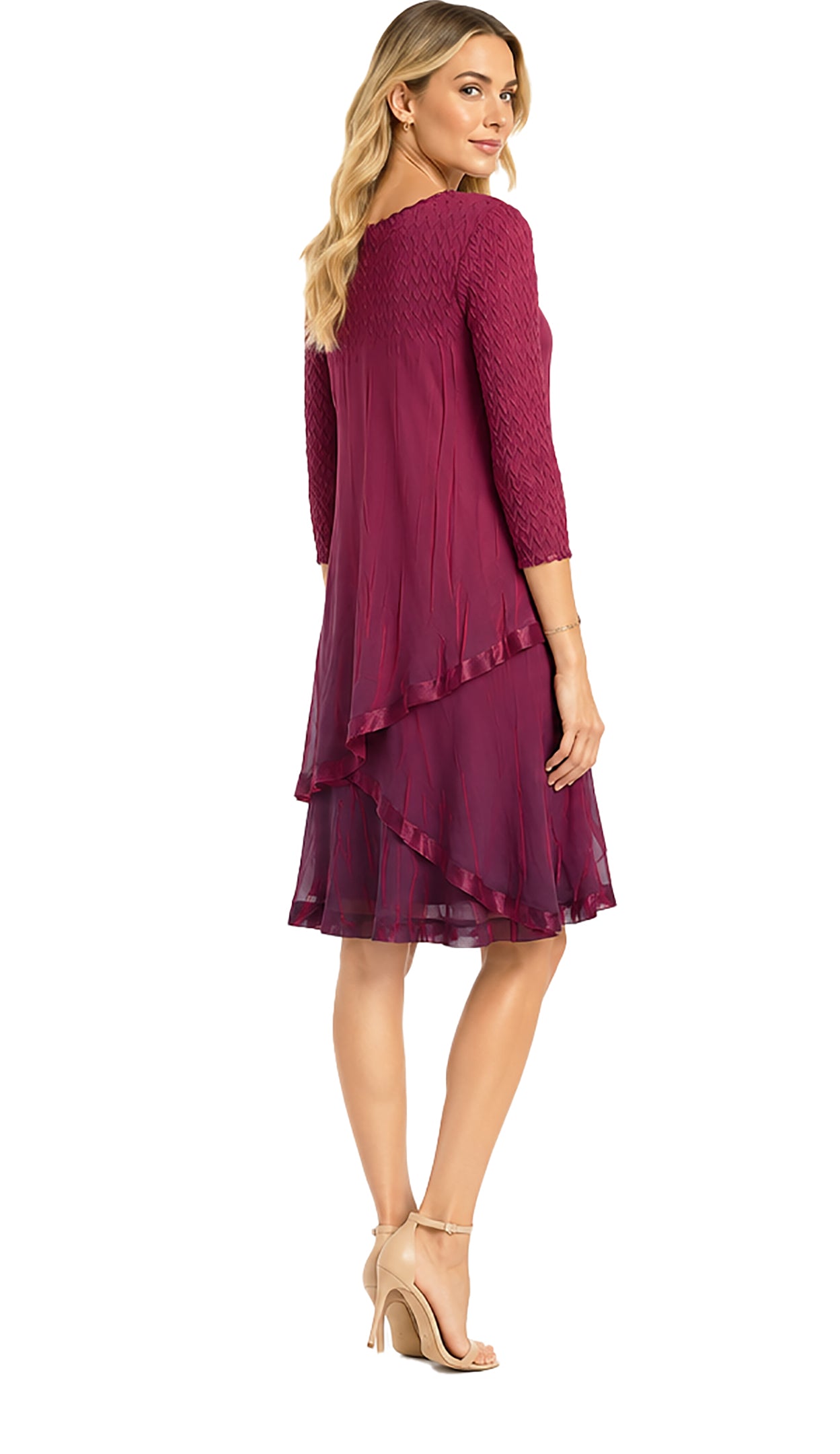 A-Line Tiered Swing Dress