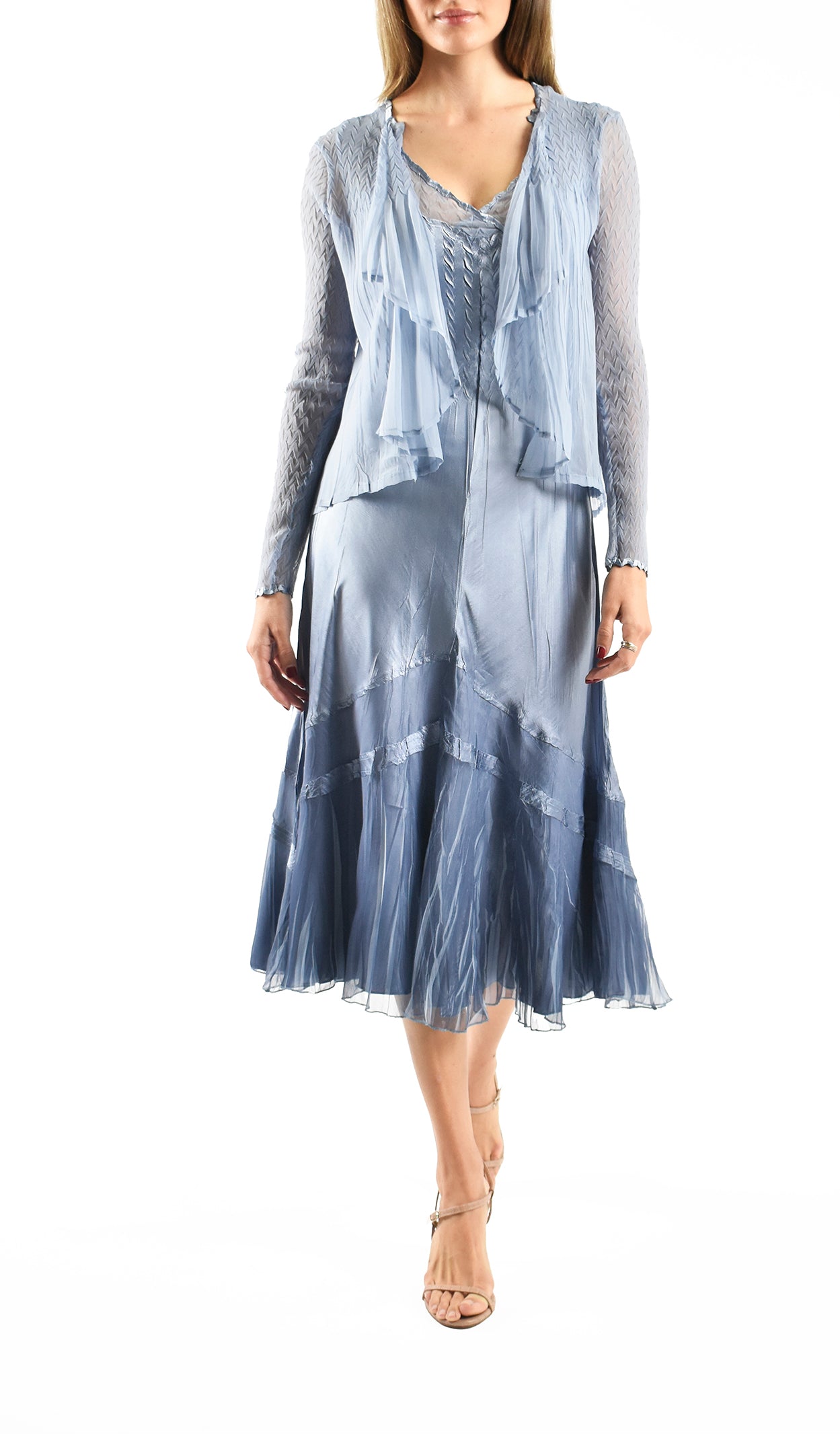 2PC Dress and Jacket Set