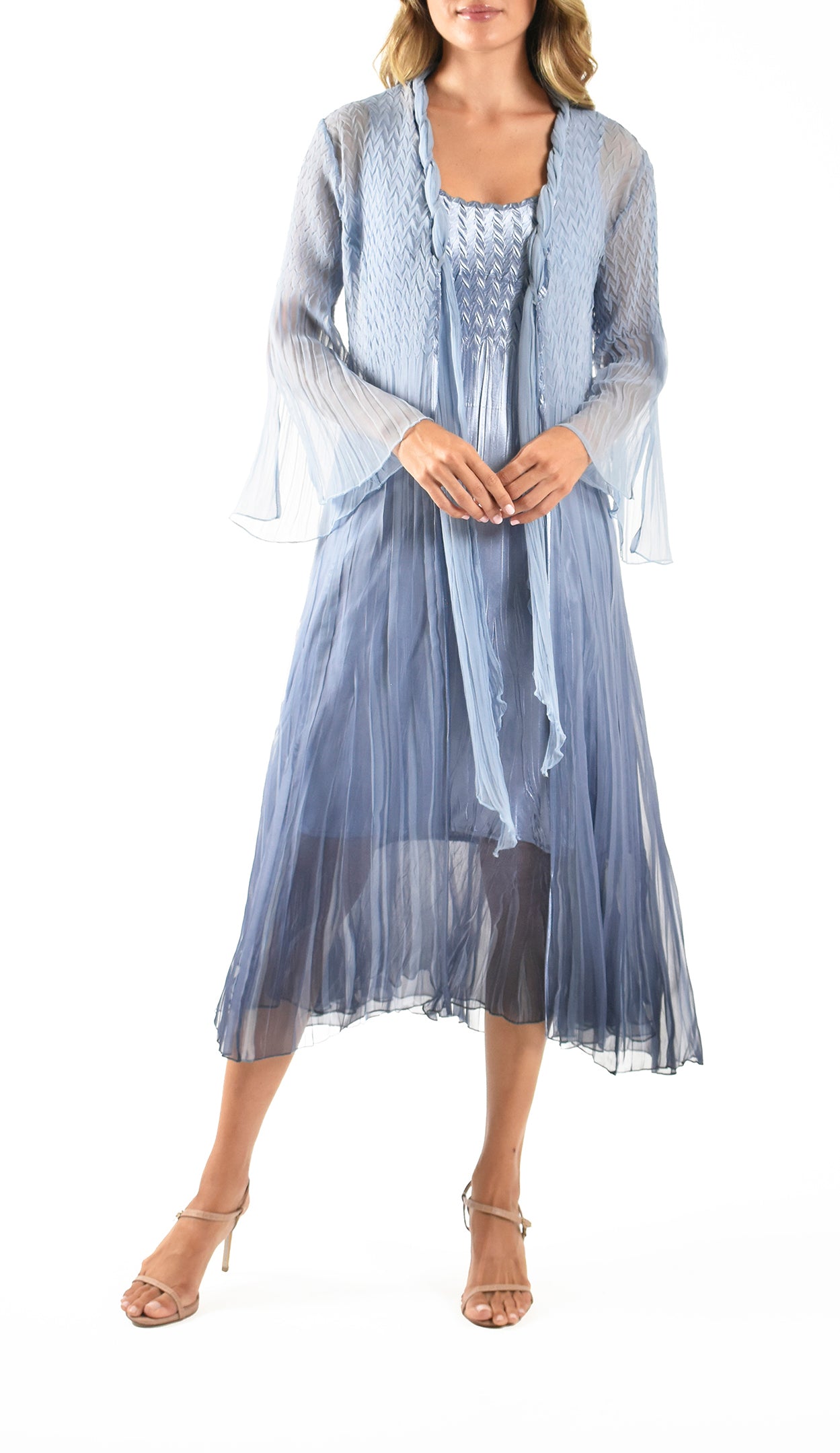 Duster Jacket and Dres Set