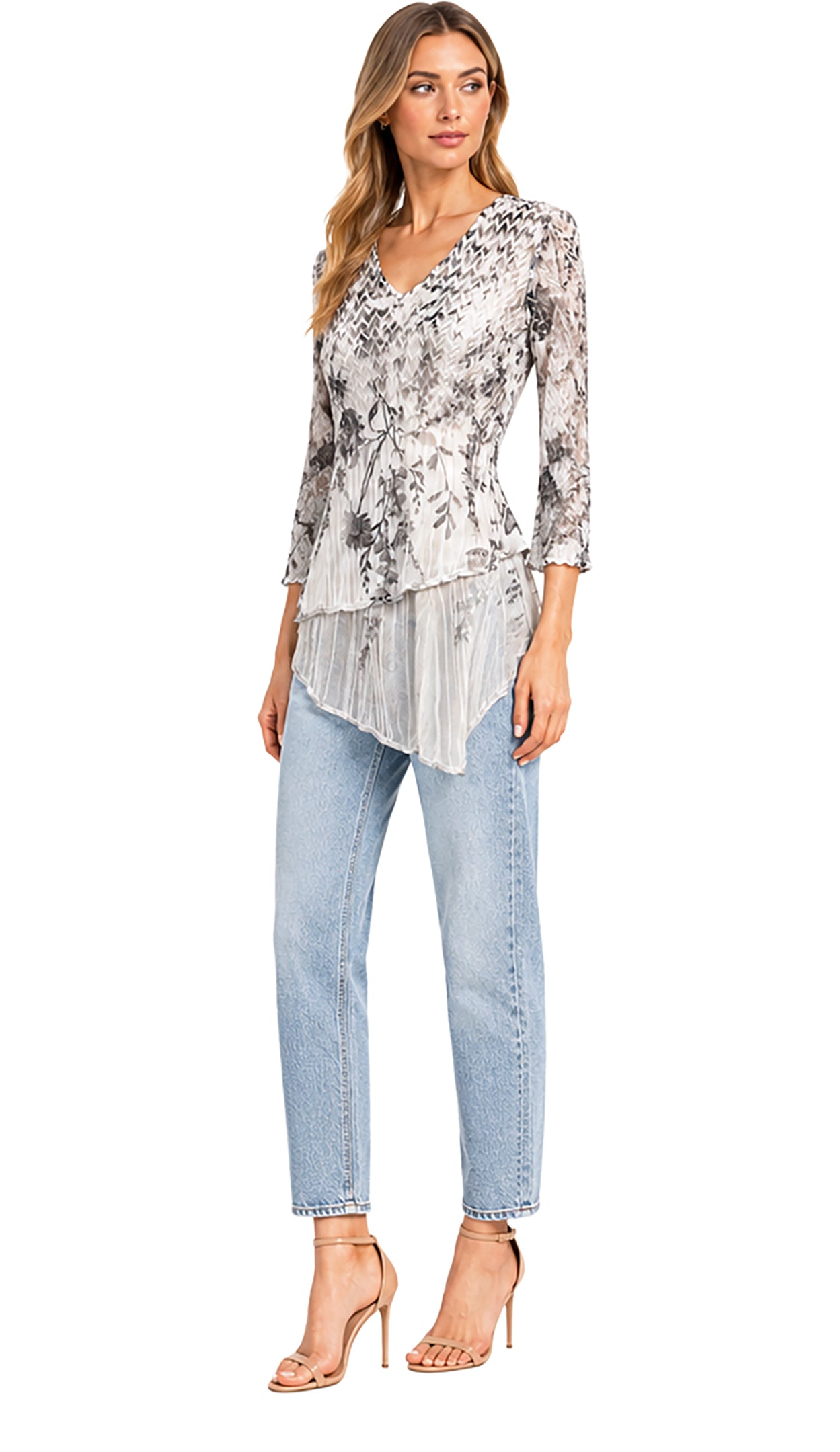 V-Neck Layered Top