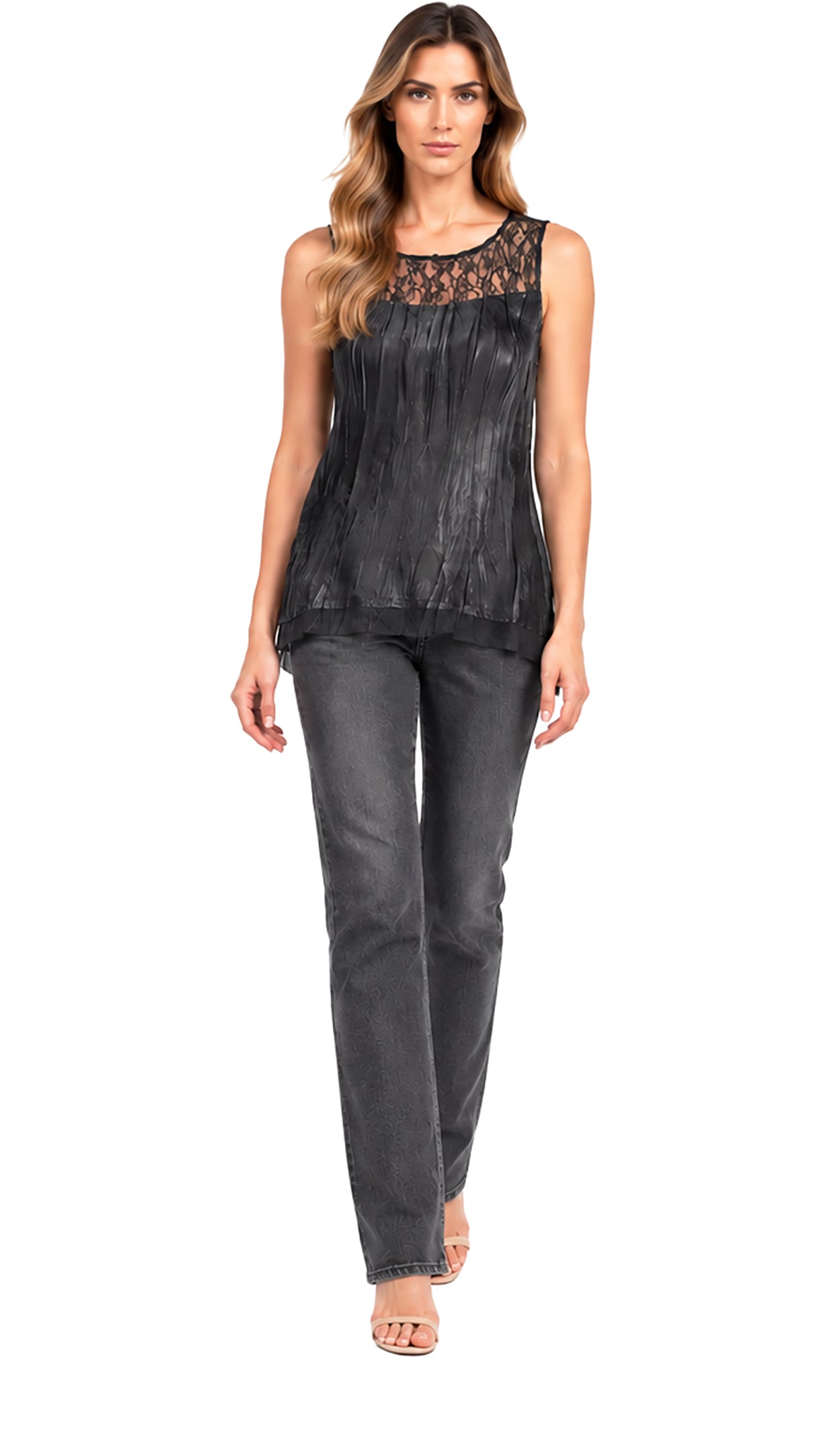 Lace Yoke Top