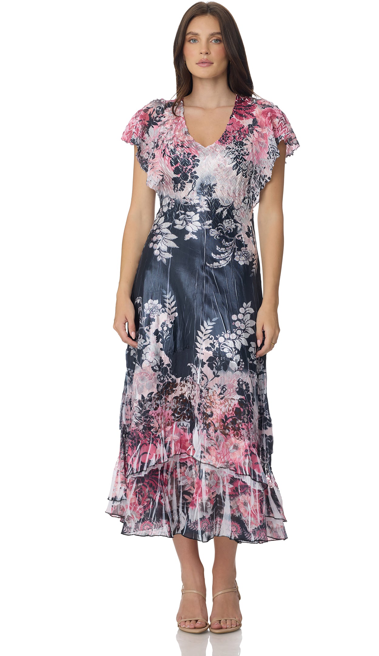 Flutter Sleeve Dress