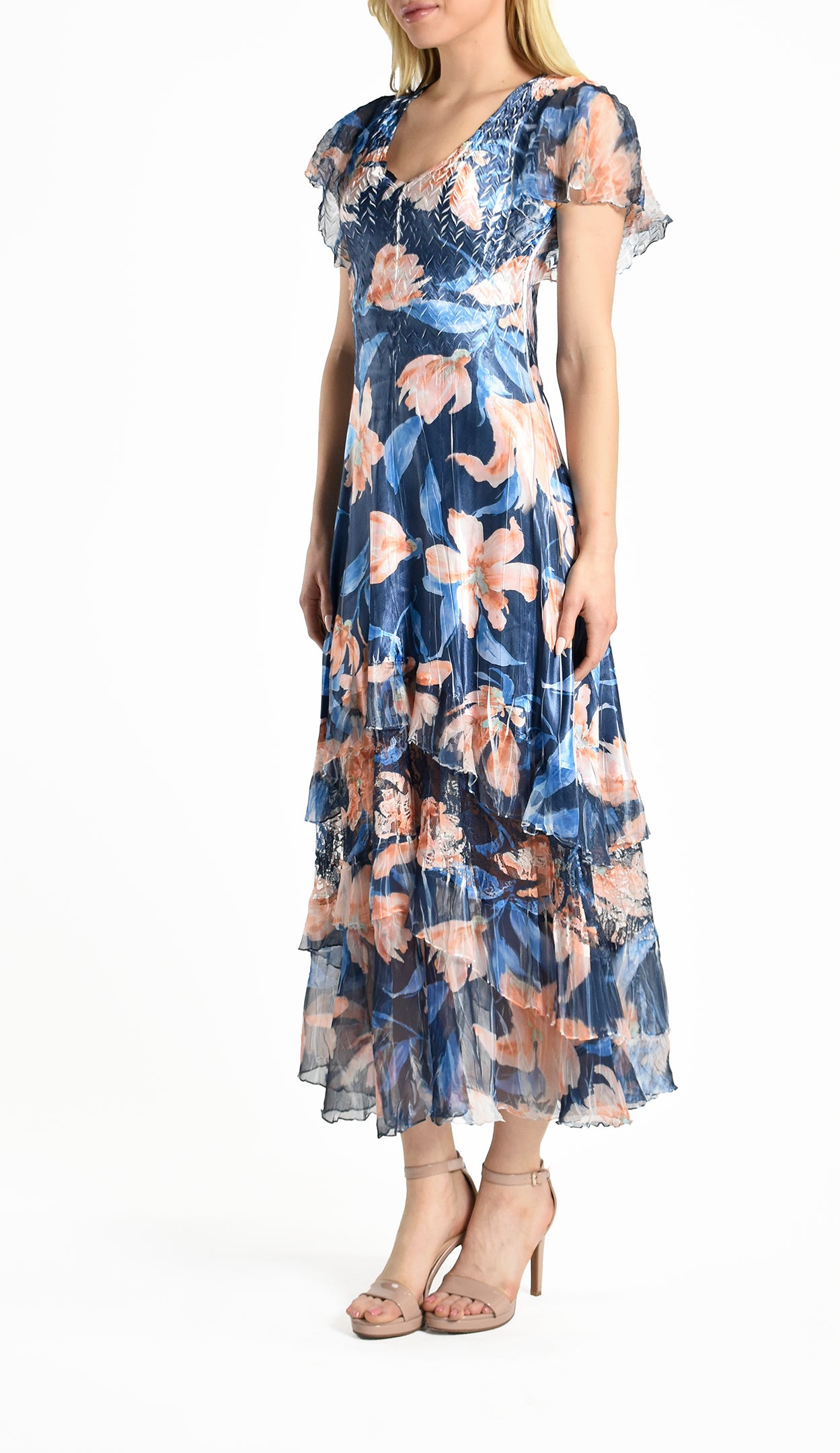 Flutter Sleeve Dress