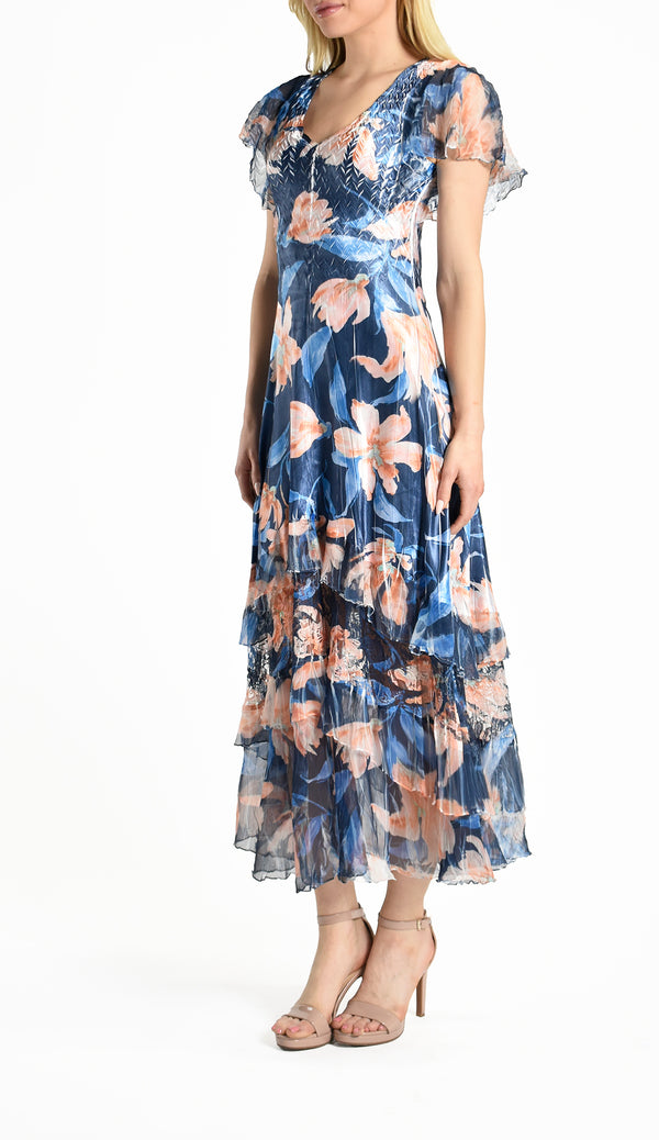 Flutter Sleeve Dress - Komarov Clothing Official Site - Komarov Clothing