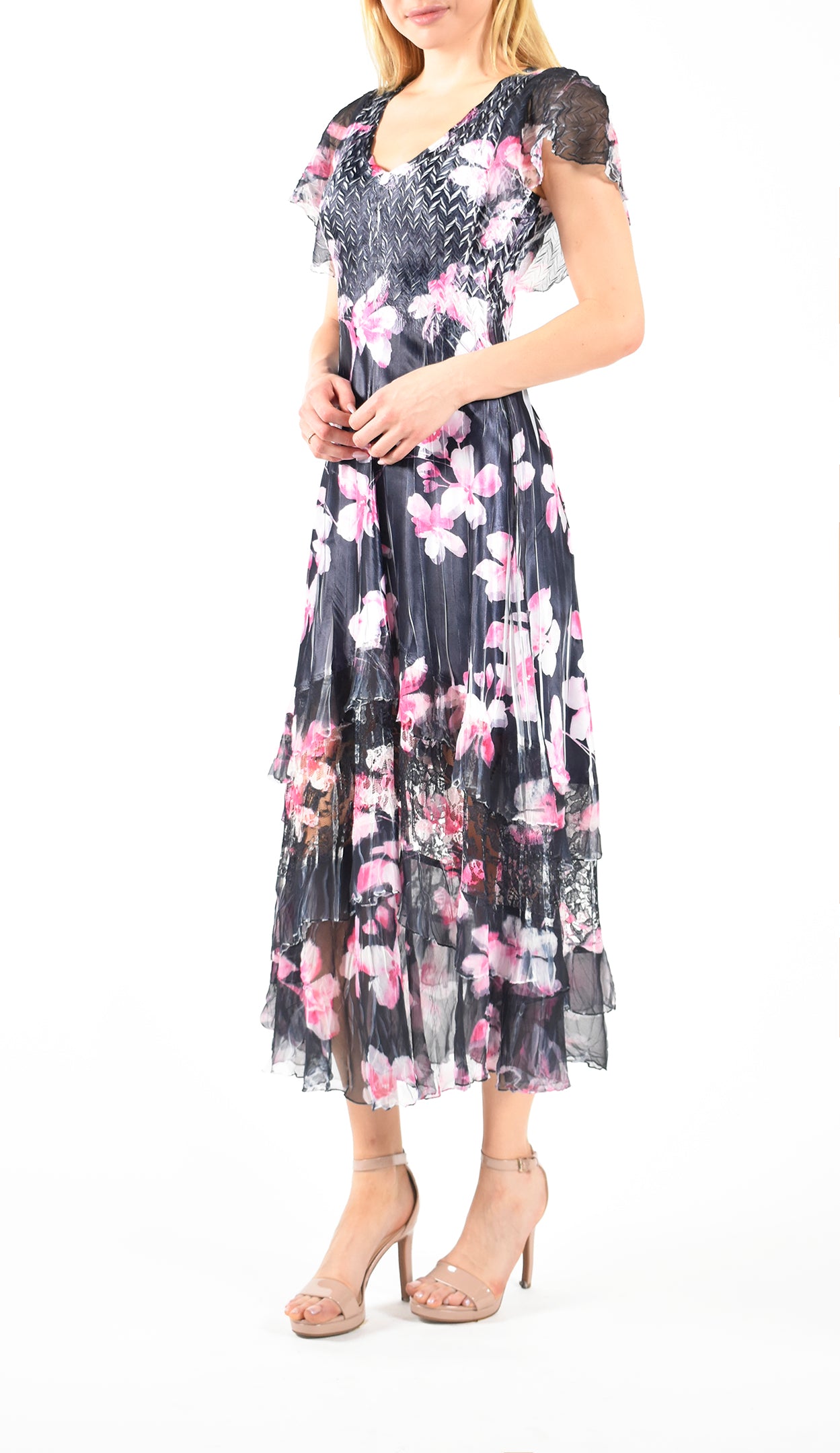 Flutter Sleeve Dress