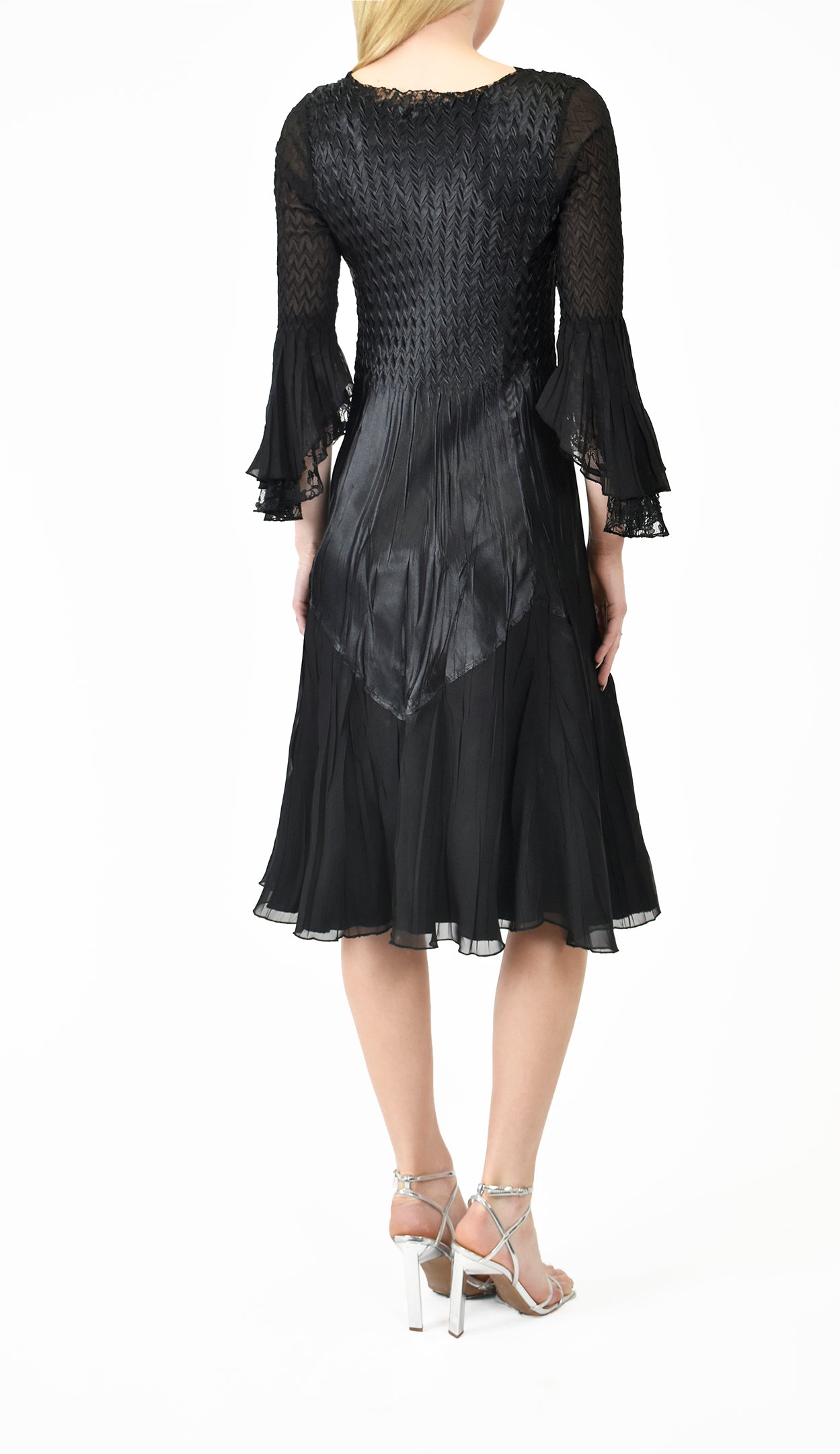 Bell Sleeve Short Dress