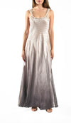 Charmuese Gown with Chiffon and Lace