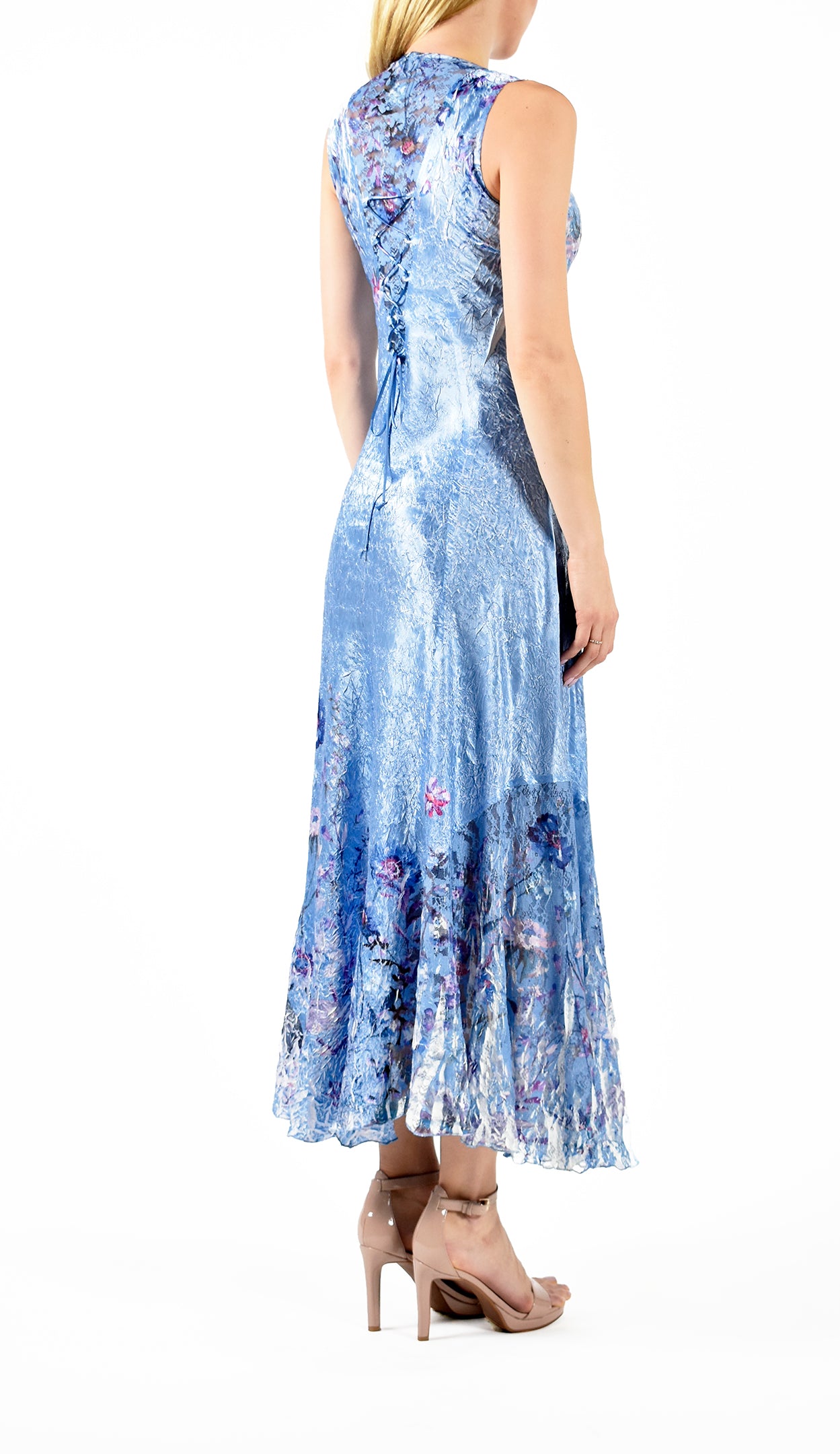 komarov maxi dress Calypso Border Ruffle Dress by Komarov - Green Multi - M