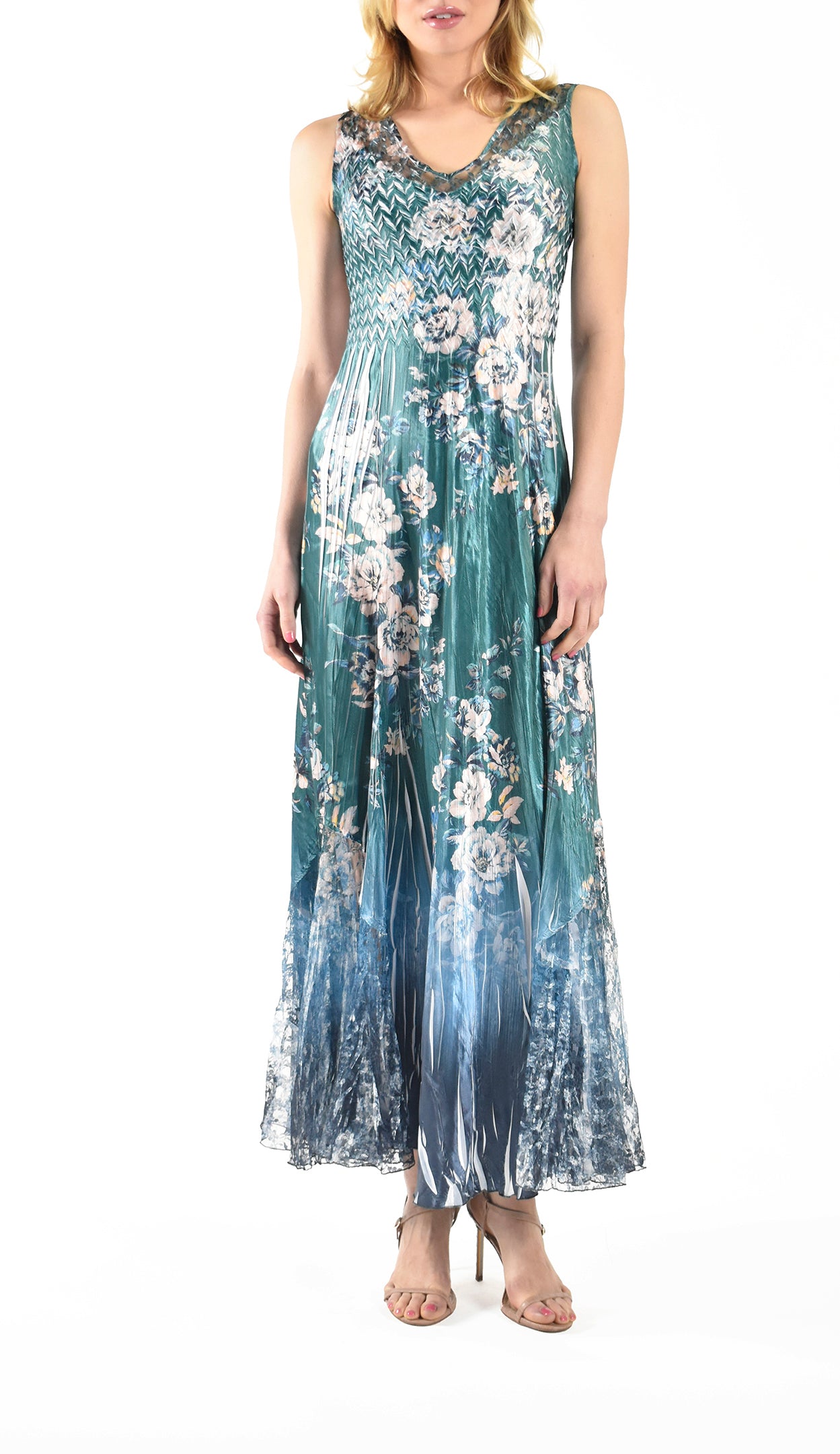 long emerald green dress with sleeves Elegant Navy Blue, Emerald Green V-neck Lace Top Mermaid Long Prom Dre –  AlineBridal main image 1