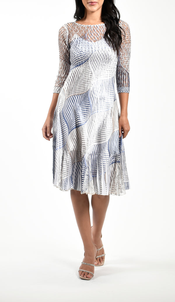 Dream print dress by komarov hotsell