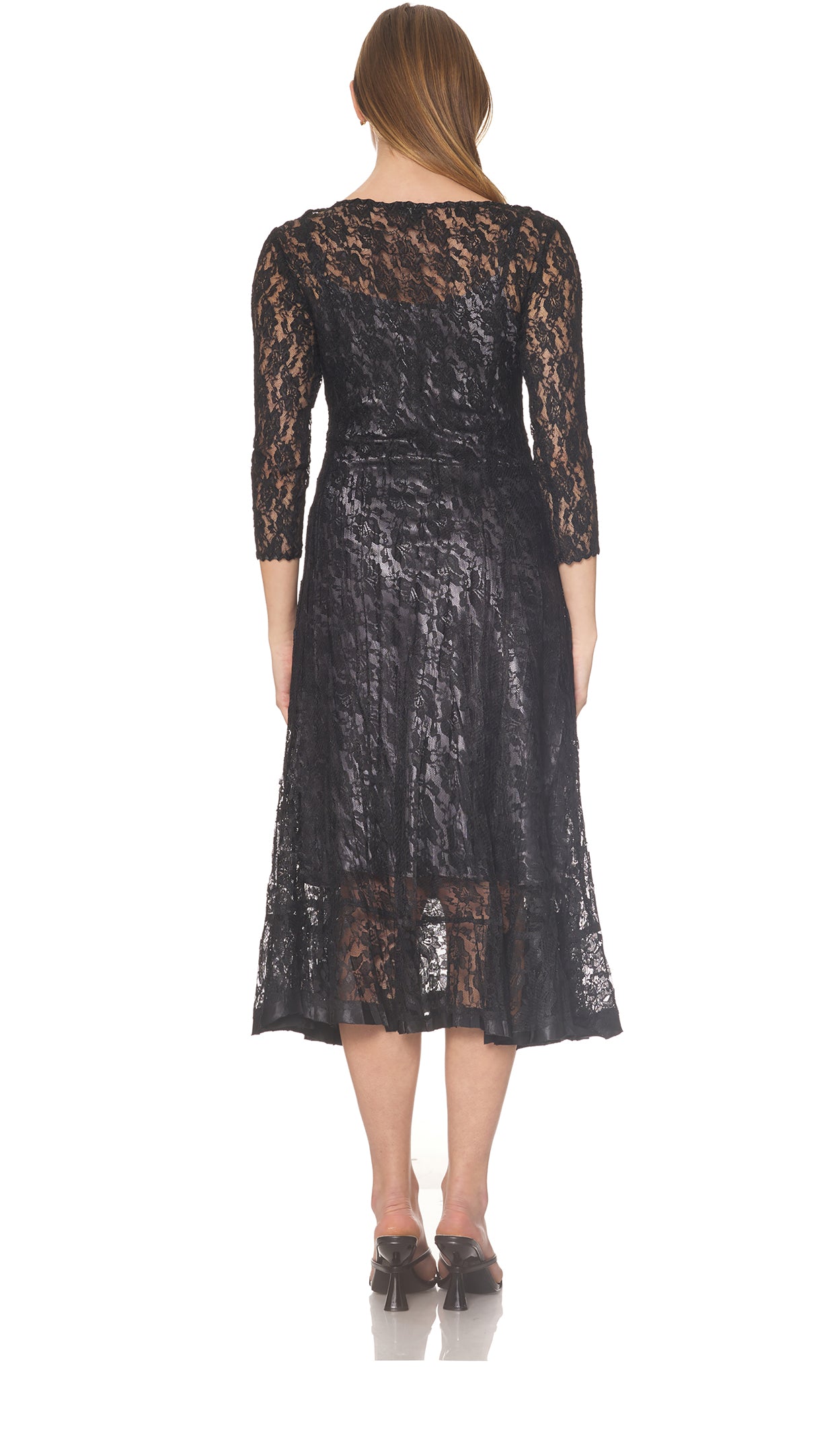 Lace 3/4 Sleeve Dress