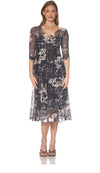 Lace 3/4 Sleeve Dress
