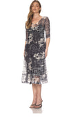 Lace 3/4 Sleeve Dress
