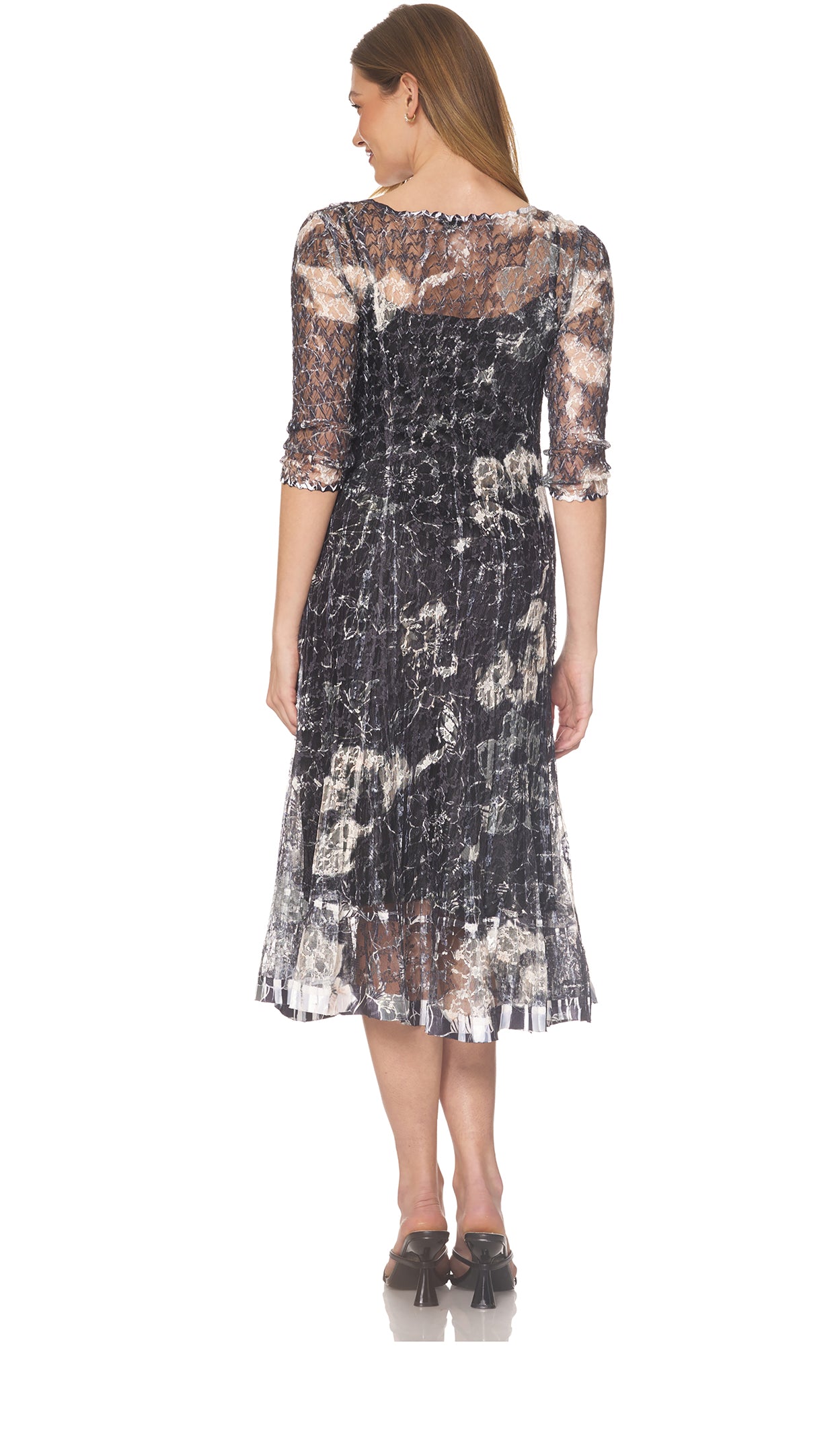 Lace 3/4 Sleeve Dress