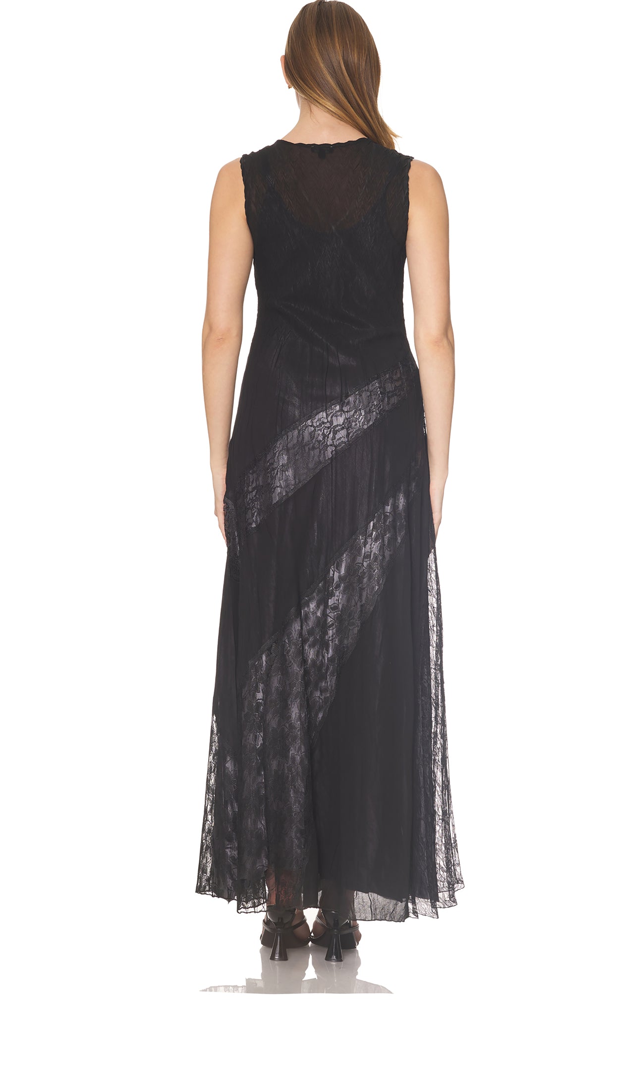 Long Chiffon/ Lace Dress