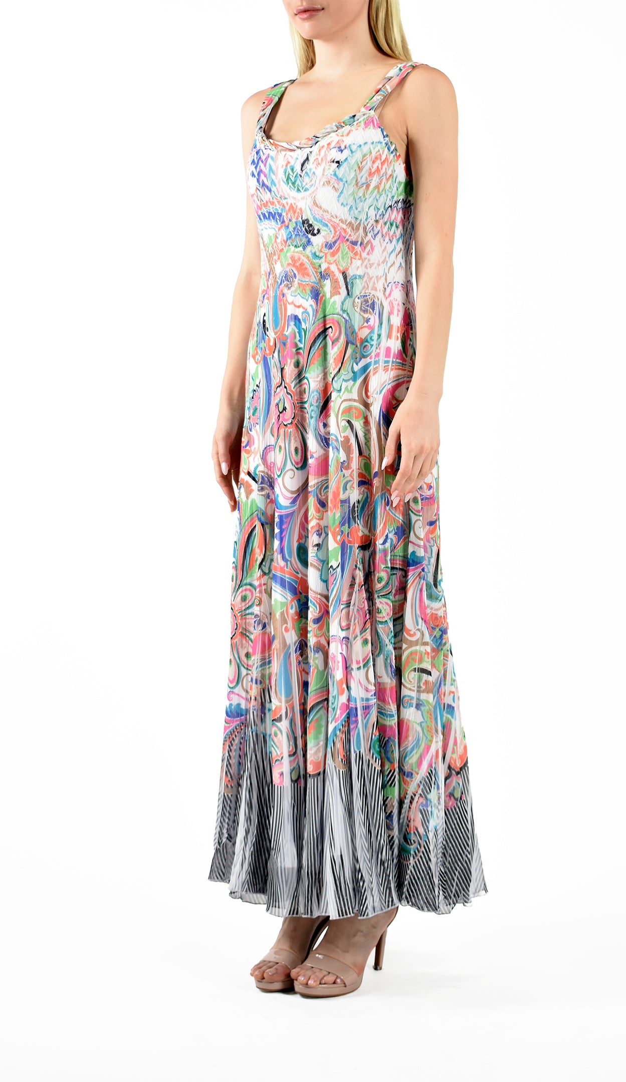 Maxi Chiffon Scarf Dress