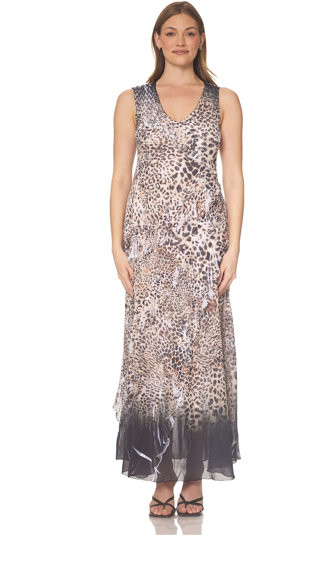 Ruffle Long Dress