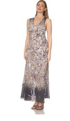 Ruffle Long Dress
