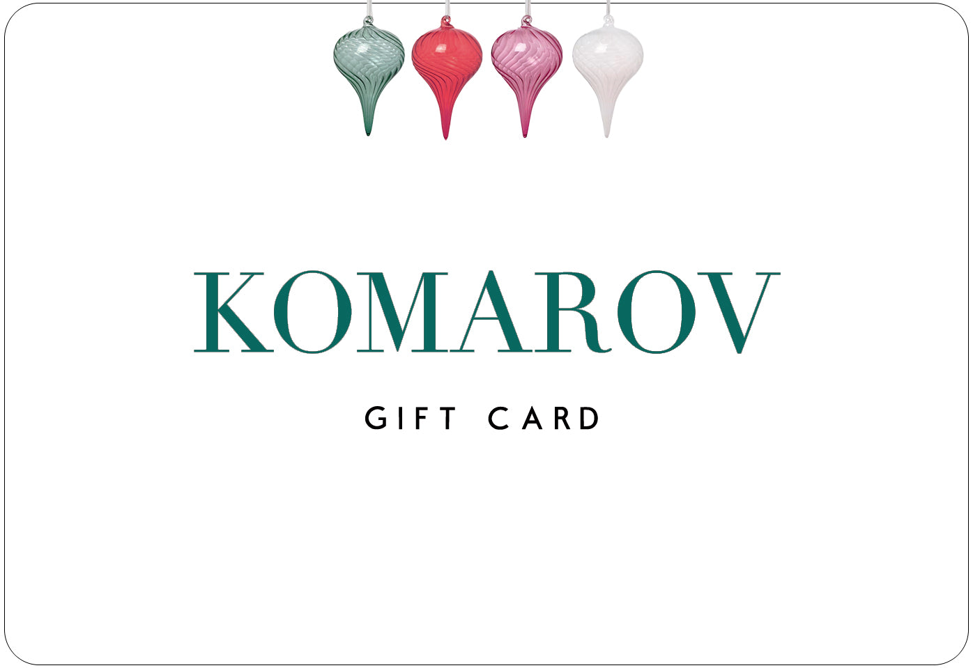 Komarov Gift Card