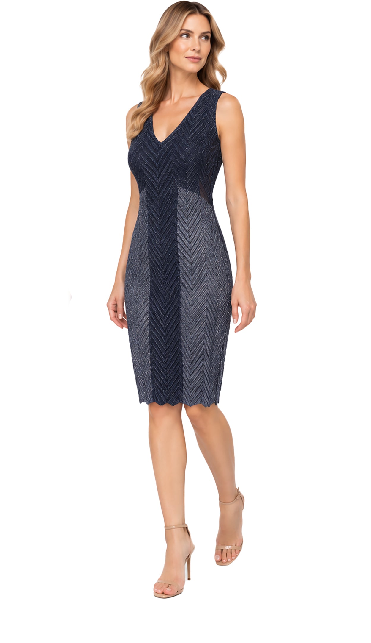 Sleeveless V-Neck Dress