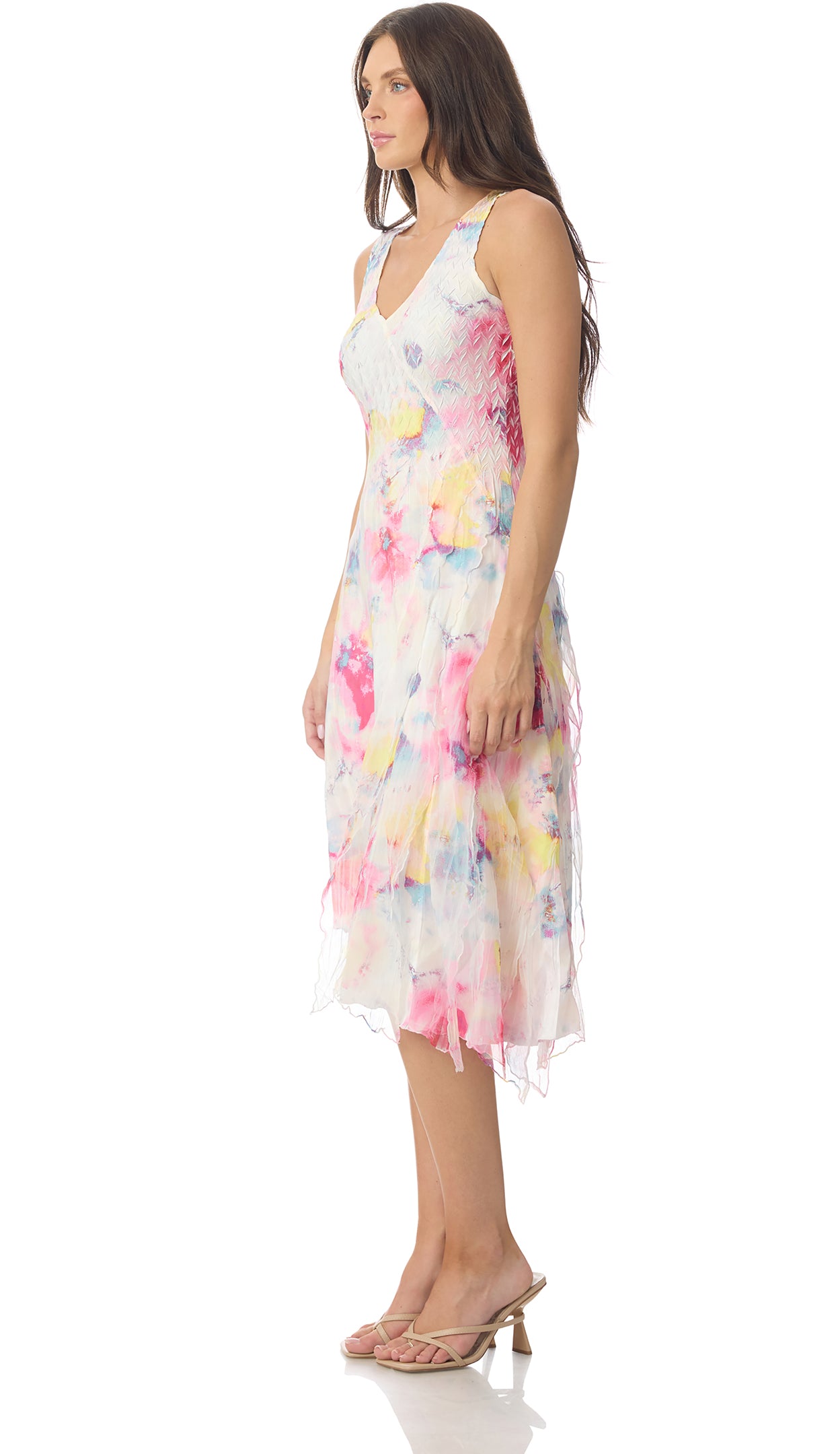 Asymettric hem dress