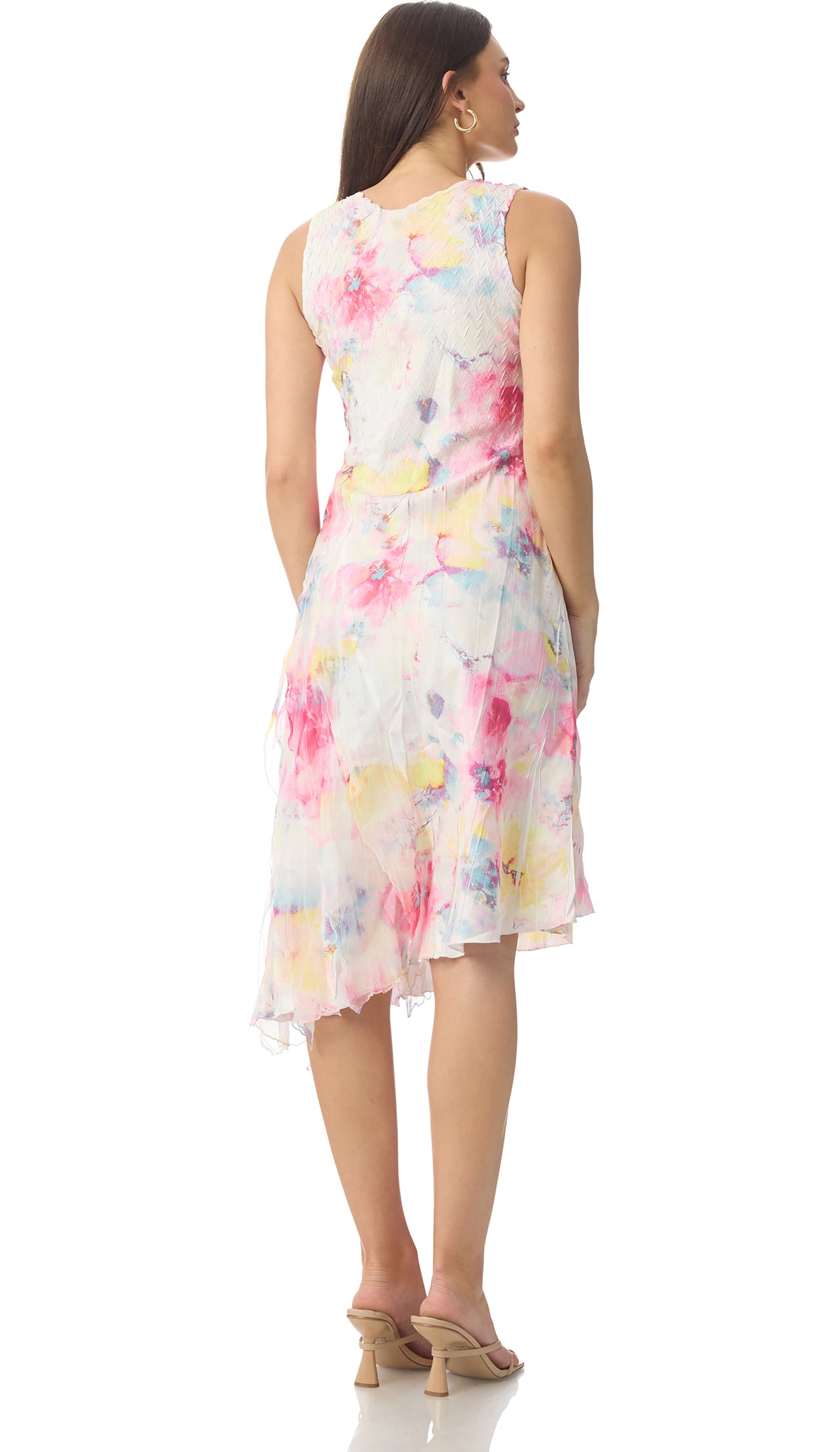 Asymettric hem dress