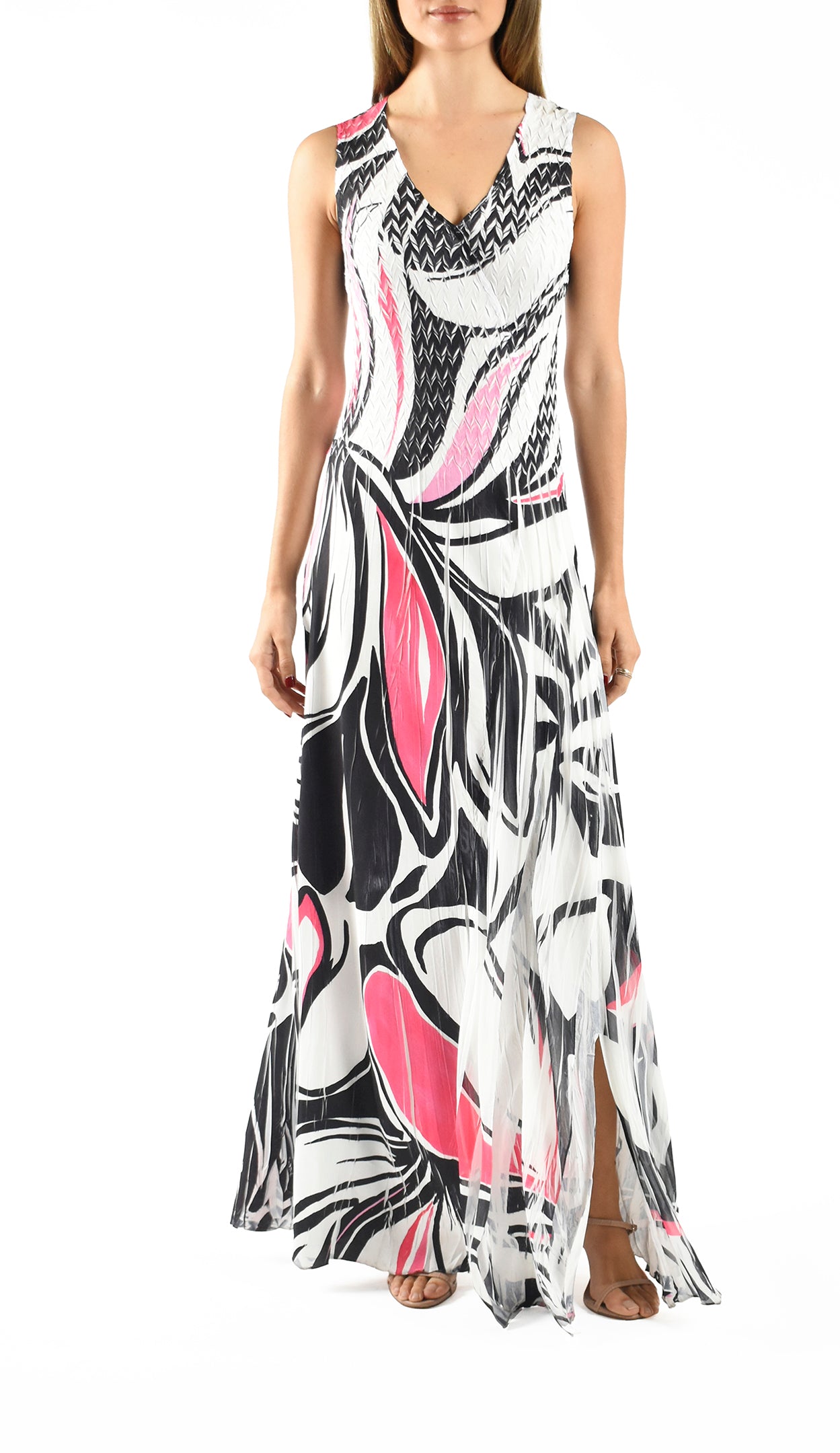 Sleeveless V-Neck Dress