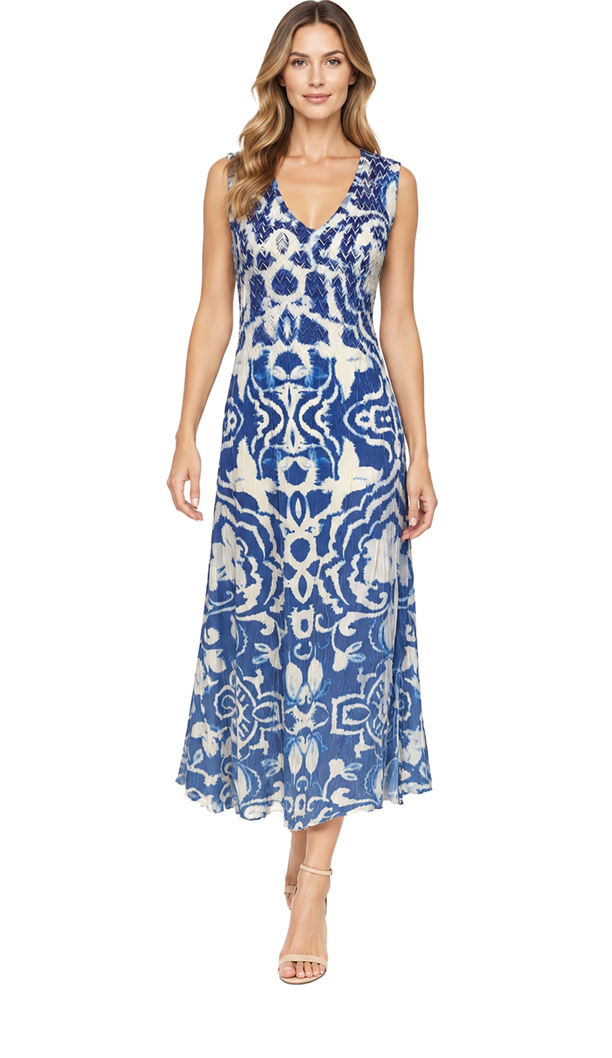 Sleeveless V-Neck Dress