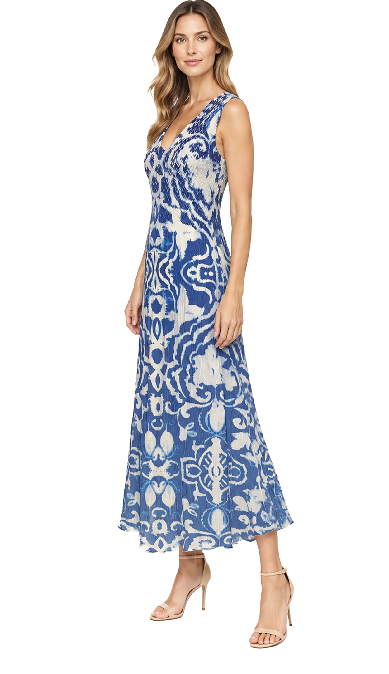 Sleeveless V-Neck Dress