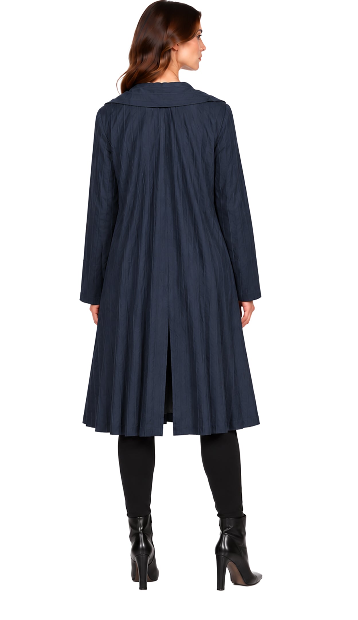 Pleated Trench Coat