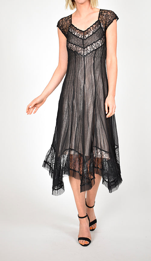 Uneven Hem Dress