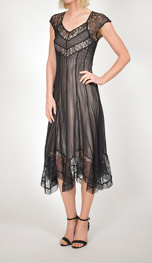 Uneven Hem Dress