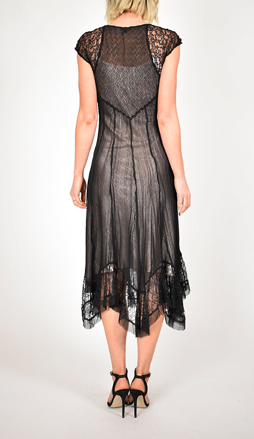 Uneven Hem Dress