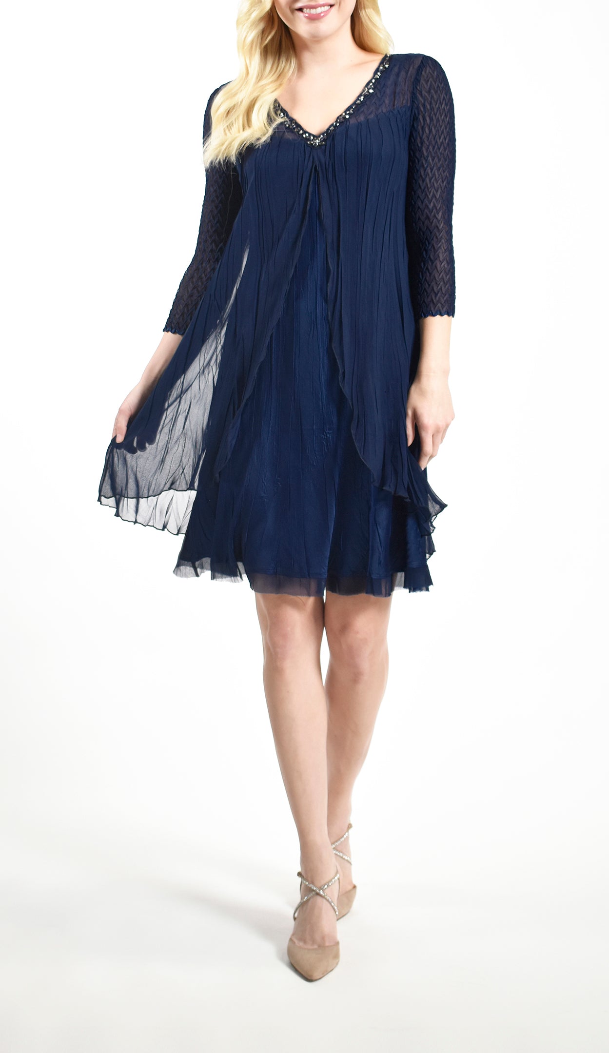 Flyaway Chiffon Cocktail Dress
