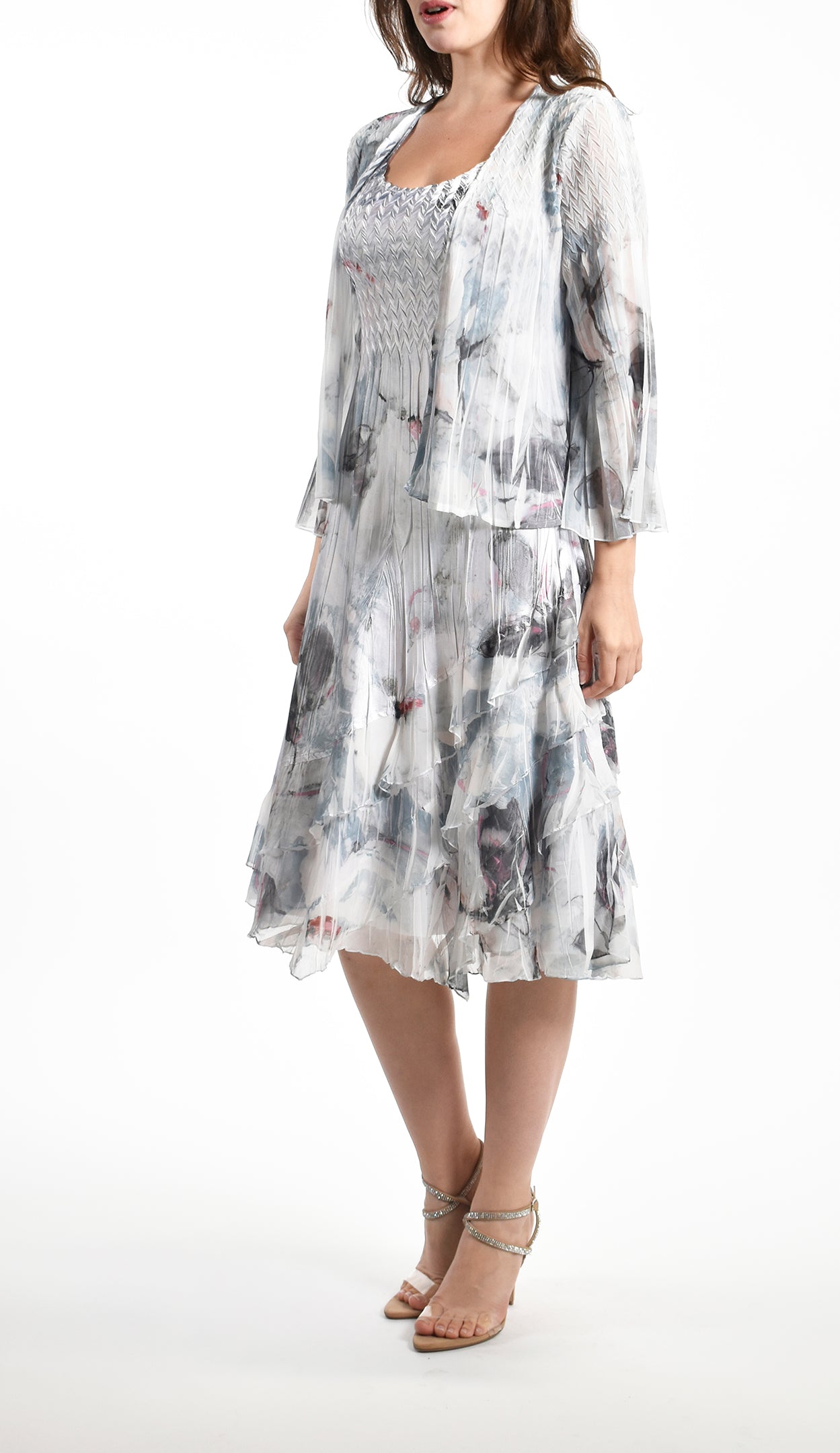 2PC Dress and Jacket Set