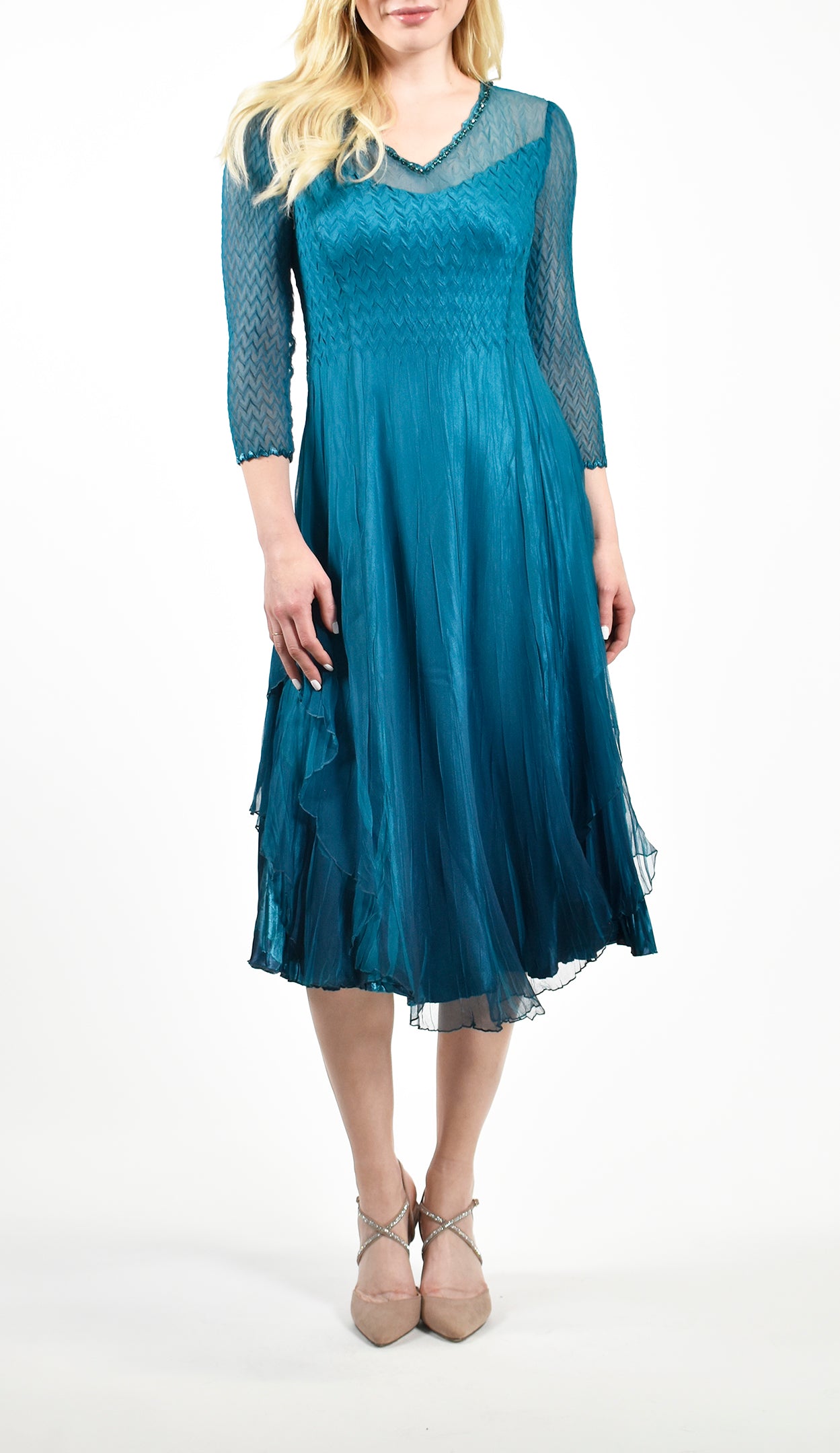 3/4 Sleeve Dress - Komarov Clothing Official Site - Komarov Clothing 3/4 Sleeve Dress - Komarov Clothing Official Site - Komarov Clothing