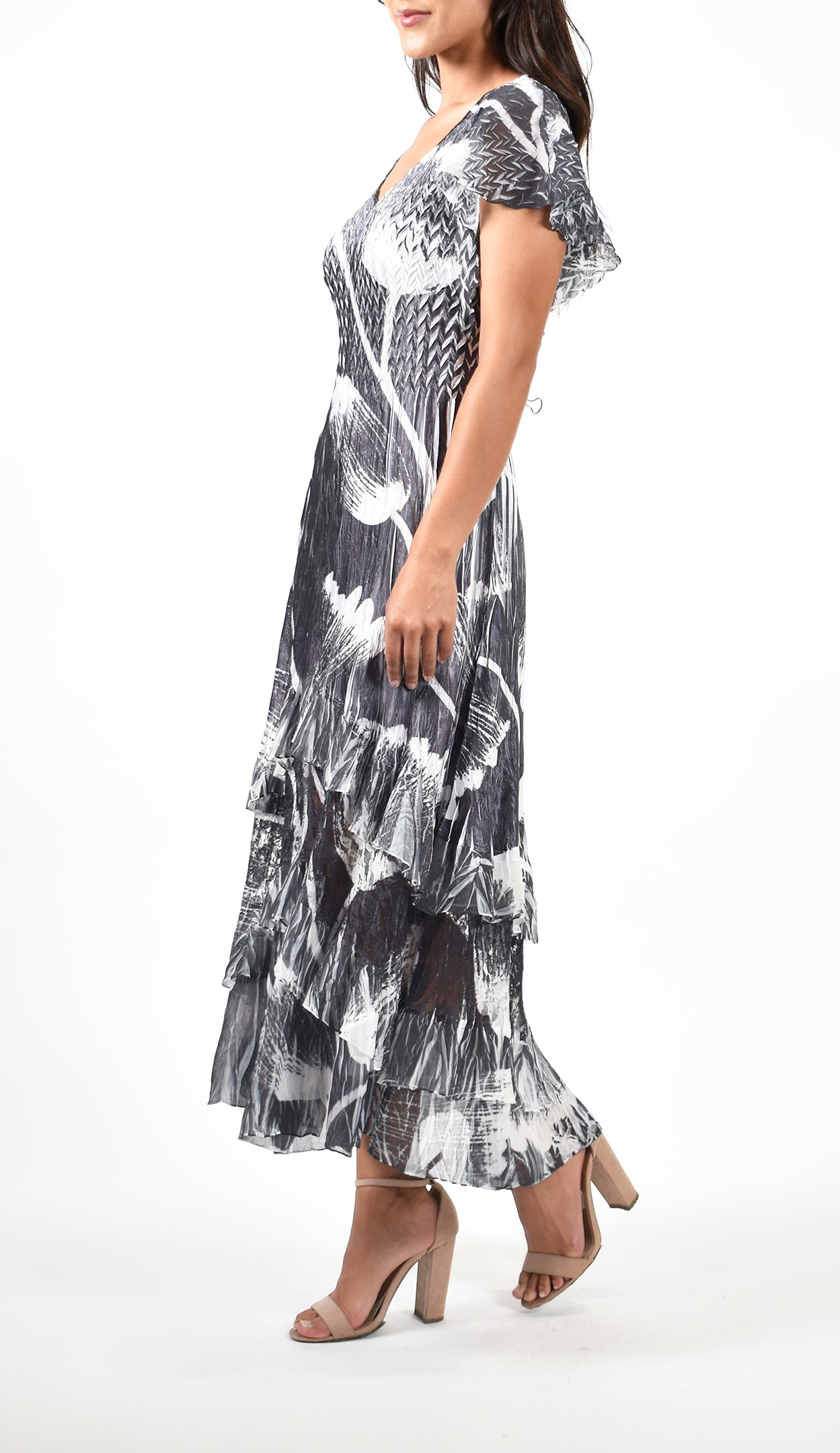 Flutter Sleeve Dress